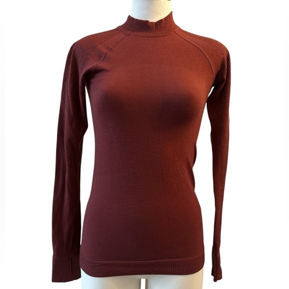 lululemon athletica Tops - Lululemon Keep The Heat Thermal Long Thumbholes Sleeve Top in Savannah  S